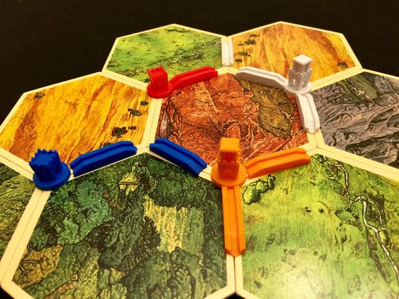 Settlers of Catan - Citadel Style Player Tokens (96 tokens)