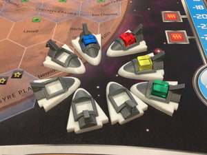 Terraforming Mars Colonies Ships (8 tokens)