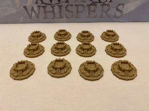 City Tokens for A War of Whispers (set of 12)