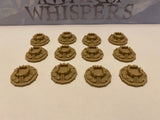 City Tokens for A War of Whispers (set of 12)