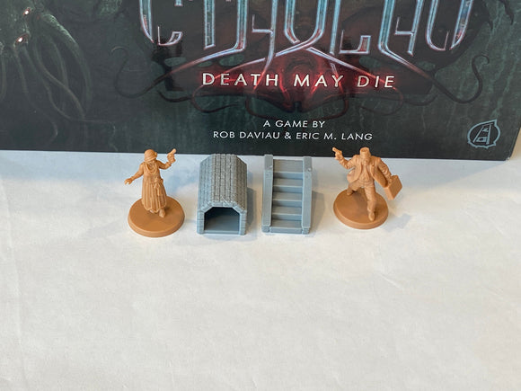 Cthulhu Death May Die Stairs and Tunnels (set of 4)