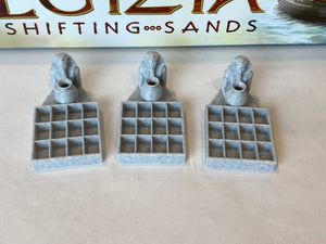 Egizia: Shifting Sands Statue Brick Holders (set of 3)